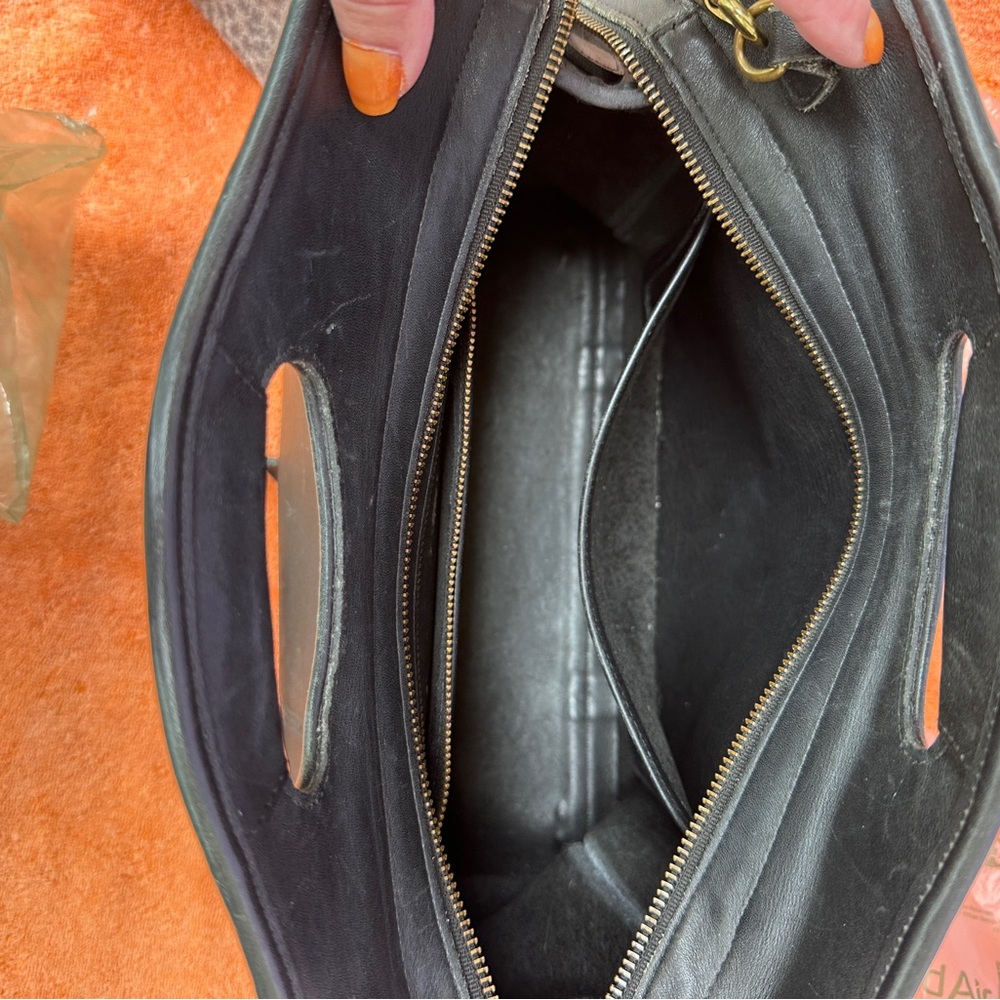 Coach Black Leather Bag - Picture 5 of 13
